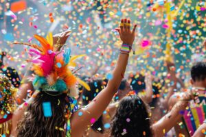 Folia, carnaval e brilho
